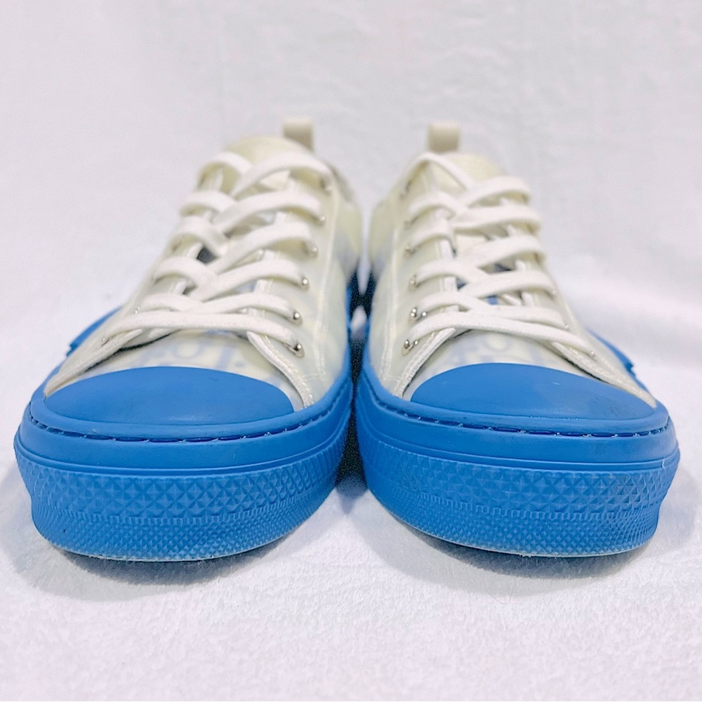 Men’s Dior B23 Low Top Blue Trainer Sneakers - Picture 6 of 11